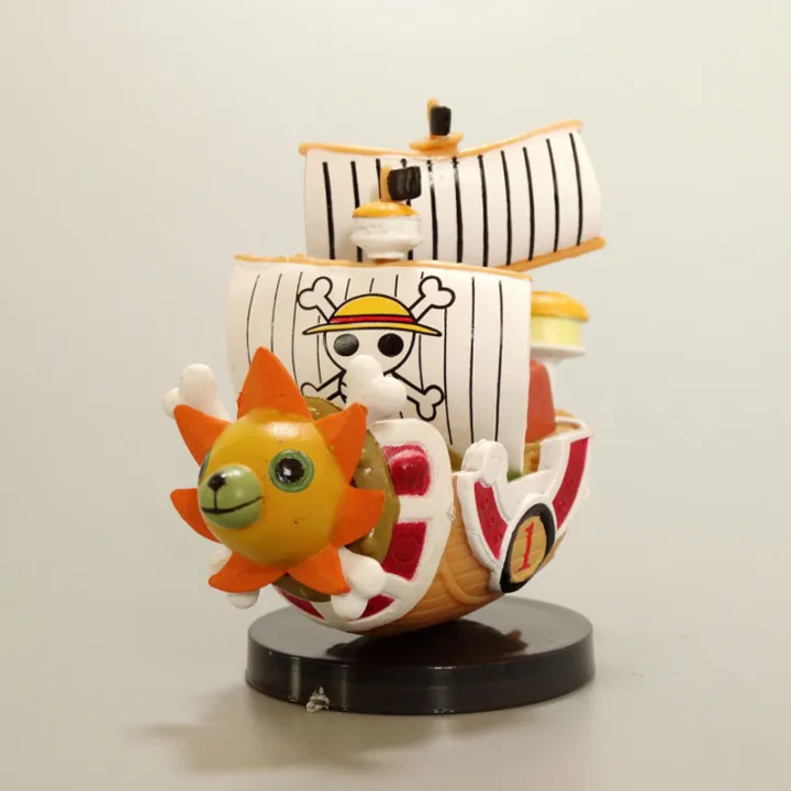 Generic One Piece Mini Thousand Sunny Pirate Ship Figure Anime Cartoon ...