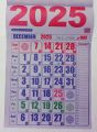CALENDER 2025 FOR WALL WITH ISLAMIC DATES Size 10×14 inch notebook columns daily planner. 