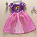 Children Princess Fancy Costume Girls New Rapunzel Anna Dress Kids Christmas Cosplay Belle Aurora Sofia Birthday Party Clothes. 