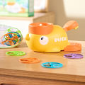 Air Rocket Launcher for KidsDuck Outdoor Fun Game, Funny Flying Disc Soaring with Flying Saucer, Foot Jump Games, Toys . 