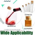 5-10pcs Cork Stoppers, Bottle Cork Stoppers, Wooden Conical Cork Stoppers, Suitable for Bottle Handicrafts and Wine Bottles. 