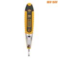 ⚡ Non-Contact Voltage Tester Pen Battery Operated | Rust-Resistant | Bright LED Display | AC/DC Detection.