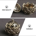 1pc Hollow Lotus Incense, Burner Hollow Incense Serving Tea Table Ornament, Mini Incense Burner. 
