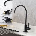 304 Stainless Steel Kitchen Faucet with Ceramic Valve Core, Water Saving, Rotating, Direct Drinking Water Filtration System. 