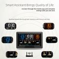 Humidity Meter Weather Forecast Indoor Outdoor Tuya WIFI Smart Weather Station Temperature Multifunctional Weather Alarm Clock. 