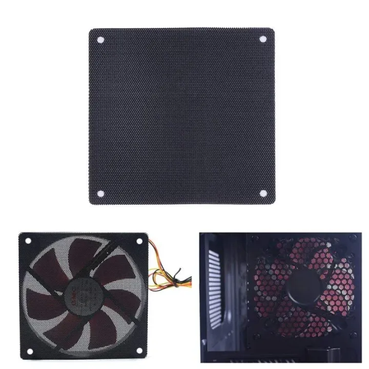 6cm%208cm%2012cm%20PVC%20Black%20%20Computer%20Fan%20Dust%20Filter%20Net%20Dustproof%20Cover%20Guard%20PC%20Cooler%20Fan%20Mesh%20Case%20-%20Image%203