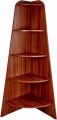 Corner designed storage shelves, Bookcase, Display stand for Photos art work, Home decore, Decoration pieces. 