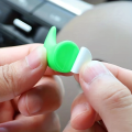 2pcs Car Mini Steering Wheel Devil Corner Decorative Sticker Cute Creative Dashboard Vehicle Air Vent Ornament. 