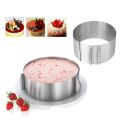 Cake Mold Round Adjustable Stainless Steel Baking Cake Ring For Mousse AU. 