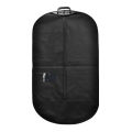 Black Dust Cover with Zipper for Portable Travel Business Mens Garment Clothes Suit Jacket Storage Protection Foldable LO004. 