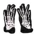 Halloween Gloves Black White Makeup Props Halloween Supplies Naturalness Skull Ghost Claw Gloves Festival Products 2024.