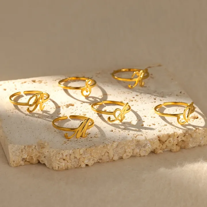 Stainless%20Steel%20Initial%20Letter%20Pendant%20Rings%20For%20Women%20Gold%20Color%20Trend%20A-Z%20Letter%20Finger%20Ring%20Aesthetic%20Wedding%20Jewelry%20bijoux%20-%20Image%205
