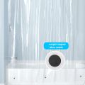 1pc Clear Shower Curtain Liner with Bottom Magnets & Metal Grommets-Plastic Lightweight Bathroom Curtain Bath Curtain Decor.