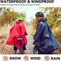 1pcs Riding Hat Mountain Road Bicycle Helmet with Reflective Strip Waterproof and Windproof Bicycle Helmet Cover.