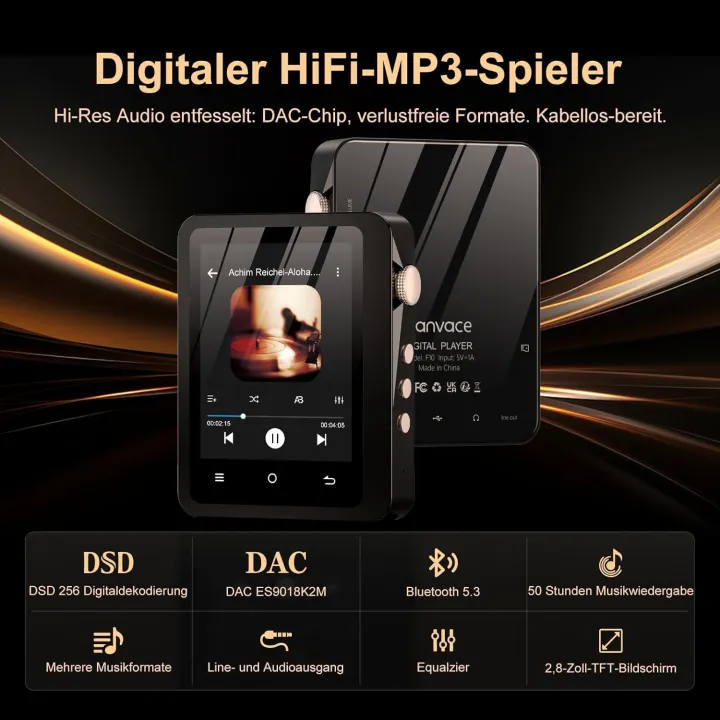 HiFi%20MP3%20Player%20with%20Bluetooth%205.3,%20Lossless%20DSD%20High%20Resolution%20Digital%20Audio%20Music%20Player,%20Portable%2064GB%20Audio%20Player%20with%202.8%20-%20Image%202