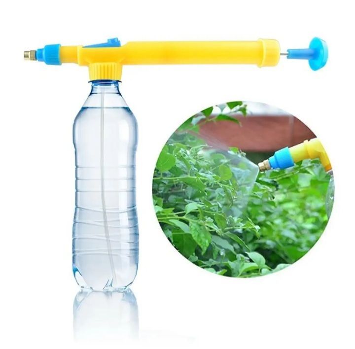 Gardening spray bottle sprays interface hand water pressure is too easy