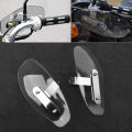 Motorcycle 1Pair Smoke Clear Handle Bar Hand Guard Cold Protector Wind Deflector Shield For Honda/Yamaha/Suzuki.