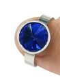 ELEGANT STAINLESS STEEL  AFRICAN BLUE SPHIRE NEELAM RING FOR GIRLS OR WOMEN. 