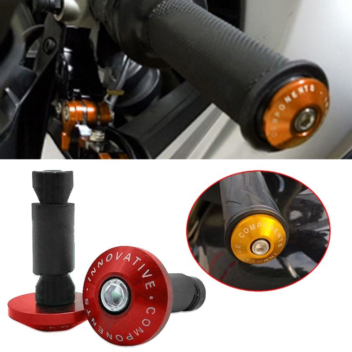 Motorcycle Handle Bar End Weight Handlebar Grips Cap Universal Motorcycle Modification Handle Protection Plug Accessories Metal