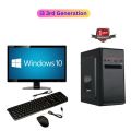 Assembled Desktop PC i3 3rd Generation 4 GB RAM 128 GB SSD 19" Monitor Keyboard & Mouse. 