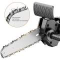 Chainsaw Adapter Electric Drill Converter Head Chain Saw Friewood Attachment Cutting Tree Woodworking Garden Pruning Tool. 