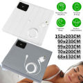 Grounding Mat Earthing Grounding Bed Sheet with 10% Silver Fiber & 90% Organic Cotton Natural Wellness and Healthy Earth Energy. 