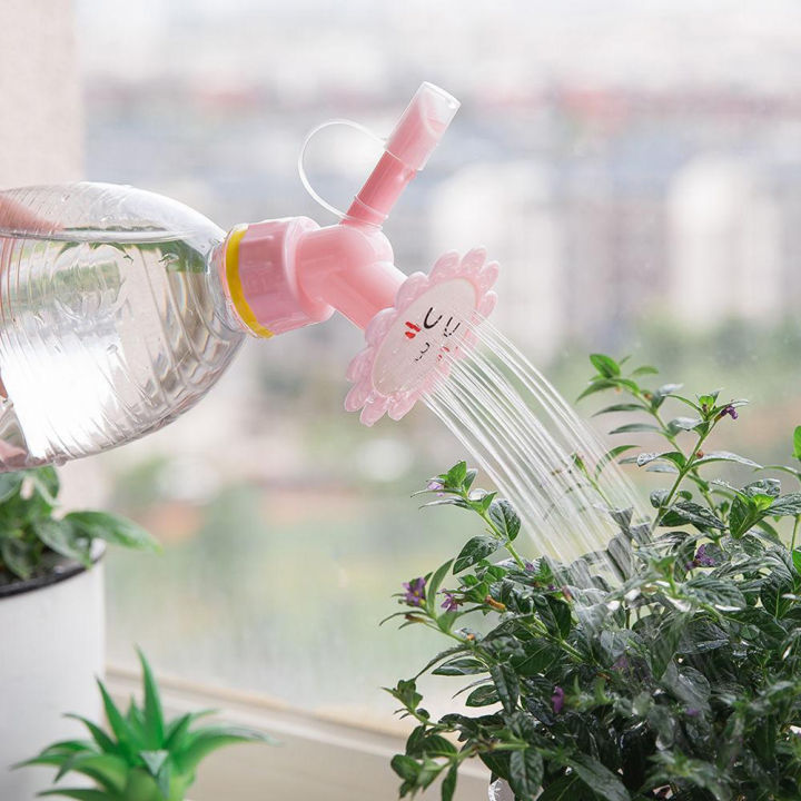 Sprinker Water Shell Double Head Bottle Cap Sprinker Home Garden Mini Watering Can Water ...