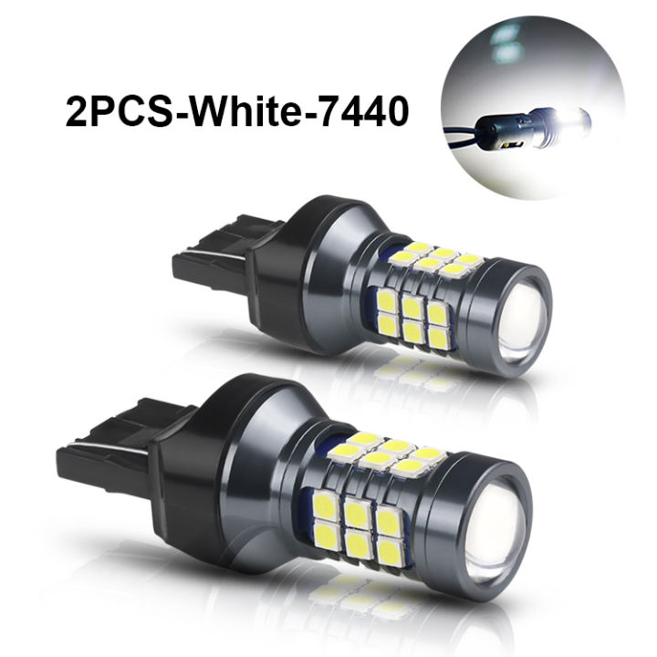 NLpearl%202x%20T20%20LED%207440%20WY21W%20W21W%20Led%20Bulbs%207443%20W21/5W%20Led%20T20%20Super%20Bright%203030SMD%20Backup%20Reversing%20Light%20for%20Car%20Signal%20Lamp%20-%20Image%208