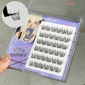 Doudoutian Animal Series Glue-free 3D False Eyelashes Beautiful Mouse Bird Chirp Fox White Natural Simulation Trilogy. 