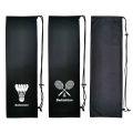 New Badminton Racket Velvet Bag Soft Thickened Storage Bag Drawstring Pocket Portable Tennis Racket Protective Cover. 