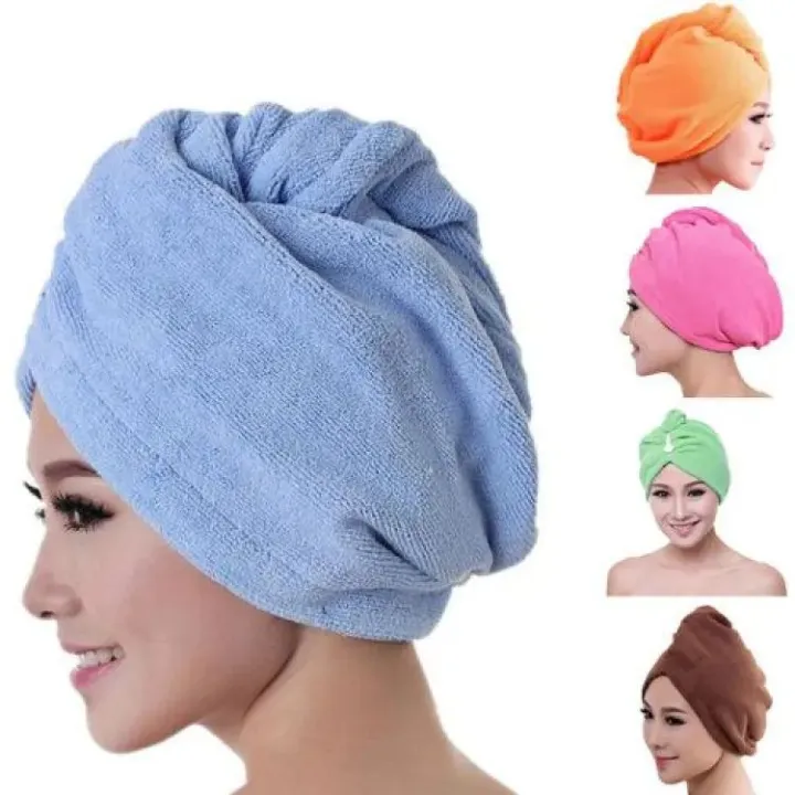 Best%20Quality%20Twist%20Dry%20Shower%20Microfiber%20Hair%20Wrap%20Towel%20Drying%20Spa%20Bath%20Head%20Hat%20Cap%20Women%20-%20Image%203
