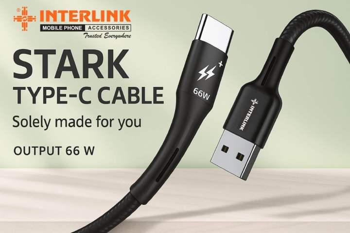 Stark Data INTERLINK STARK DATA CABLE WITH 66W | Daraz.pk