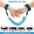 Baby Anti-Lost Safety Wrist Link | Adjustable Toddler Safety Wristband | Kids Walking Safety Strap | Child Safety Wrist Leash | 1 Pair. 
