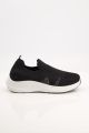 New mens comfortable slipon without laces black blue grey sneakers. 