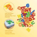 Kids Alphabet Wooden Spelling Game – Fun Educational Learning Cards & Letter Set. 