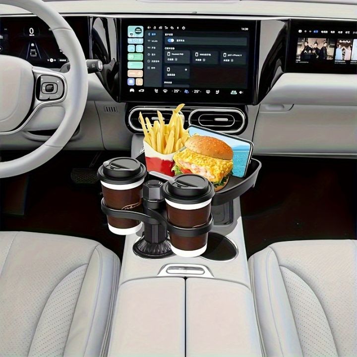 3-in-1%20Detachable%20Car%20Cup%20Holder%20Tray-Expandable%20Food%20Table%20with%20360%C2%B0%20Rotating%20Design,Sturdy%20Base%20for%20Long%20Road%20Trips%20Table%20Tray%20-%20Image%205