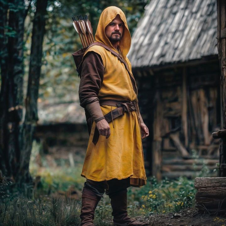 Medieval%20Mens%20Surcoat,%20Linen%20Hooded%20Tunic,%20Renfaire%20Cape,%20LARP%20Ranger%20Cosplay%20-%20Image%203