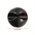 10 piece black silicone car dashboard cable organizer - phone charger and headphone management. 