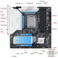SOYO B760M D4 WiFi DDR4 LGA 1700 Intel B760 M-ATX Motherboard 2* M.2 PCIe 4.0 Type-C WiFi6 ARGB USB3.2 For 12/13/14th processor.