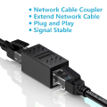 1/5/20/50Pcs RJ45 Coupler Ethernet Extender 1000Mbps LAN Connector Cat6/Cat5e Ethernet Cable Extender Adapter Female to Female. 