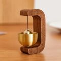 Japanese Wooden Wind Chimes Wireless  Doorbell Entrance Door Bell Decorative Wind Bell for Home Opening Hanging Decorations. 