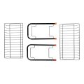 Foldable Metal Rack Organizer for Kitchen Spices / Bathroom/ Office. 