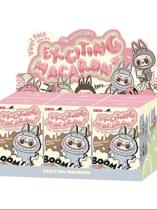 Labubu macaron color plastic new work Real key chain to win great ready to ship in Thailand