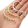 10pcs 60x36mm DIY Earrings Hair Jewelry Making Gold Silver Color Wedding Accessories Copper Metal Bridal Combs Findings. 