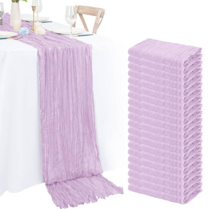 1pc%20Cheesecloth%20Table%20Runner%20Country%20Style%20Gauze%20Cheese%20Cloth%20Tablecloth%20For%20Wedding%20Bridal%20Shower%20Baby%20Shower%20Birthday%20Party%20-%20Image%203