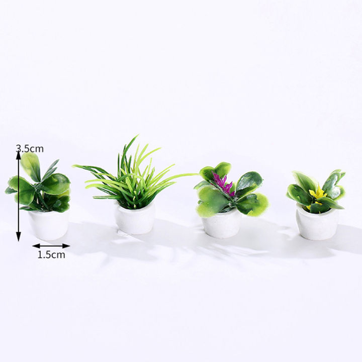 4Pcs%20Mini%20Flower%20Potted%20For%20Green%20Plant%20Simulation%20Plants%20Dollhouse%20Miniature%20Doll%20House%20Furniture%20Home%20Decoration%20-%20Image%206