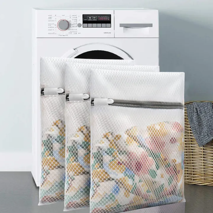 3pcs%20Zippered%20Mesh%20Laundry%20Bag%20Polyester%20Laundry%20Wash%20Bags%20Coarse%20Net%20Laundry%20Basket%20Laundry%20Bags%20for%20Washing%20Machines%20Bra%20Bag%20-%20Image%202
