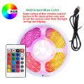 10M USB 2835 LED Strip Light RGB Remote Control Lights Flexible Lamp Tape Ribbon TV Desktop Screen Back Light Diode Tape. 