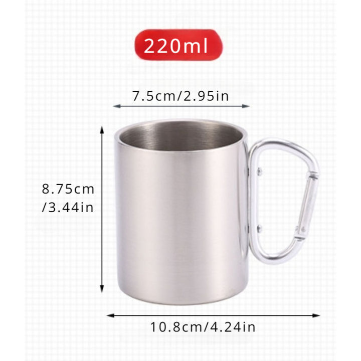 220/300ml%20Camping%20Travel%20Stainless%20Steel%20Cup%20Carabiner%20Hook%20Handle%20Picnic%20Water%20Mug%20Outdoor%20Travel%20Hike%20Cup%20Portable%20Mug%20-%20Image%206
