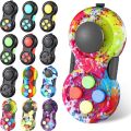 Fidget Pad Retro Classic Fidget Controller Handheld Fidget Game Controller Fun Fidget Pad Packs Classic Fidget Toys. 
